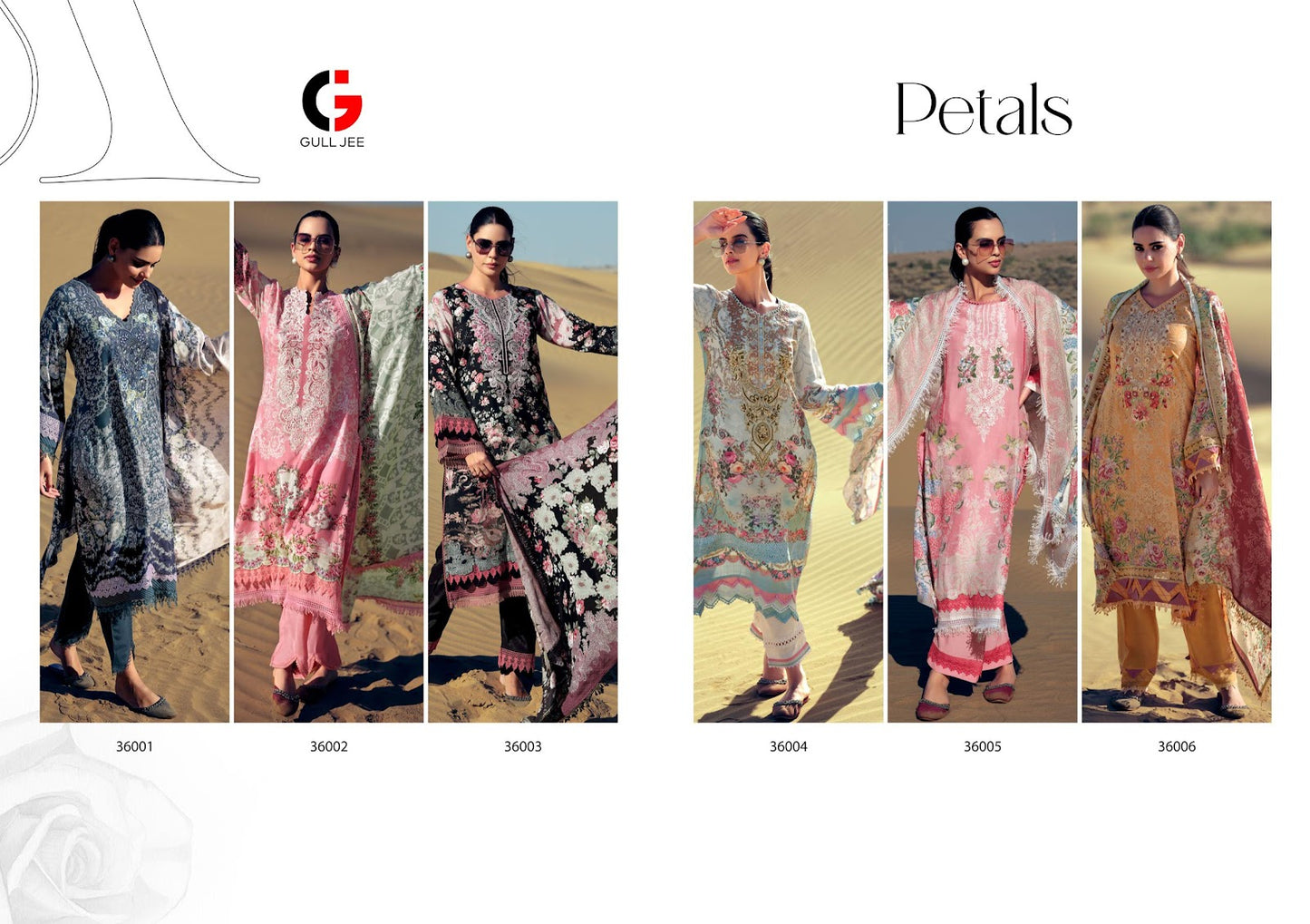 Petals Gull Jee Muslin Karachi Salwar Suits