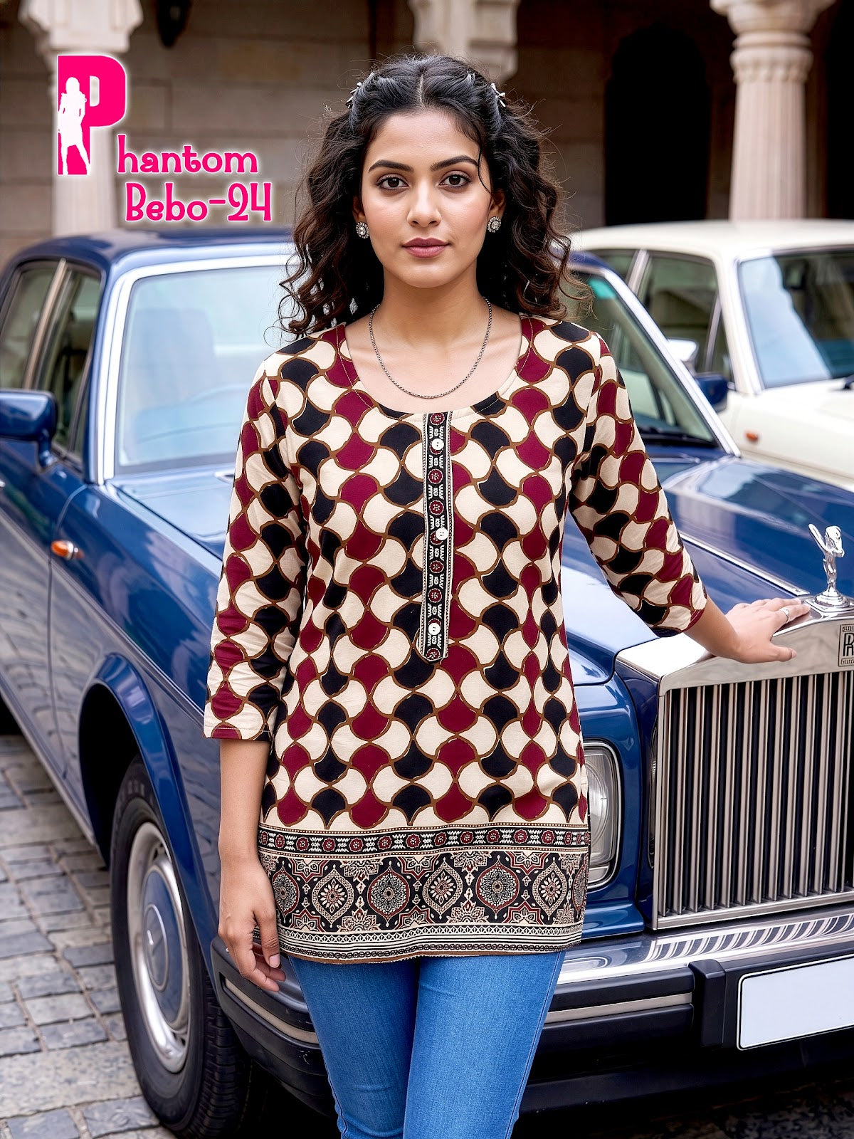 Phantom Bebo Prmnt Rayon Short Kurtis Wholesaler Gujarat