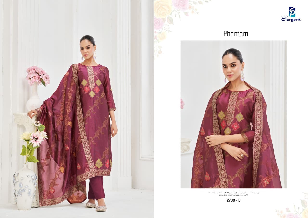 Phantom Sargam Prints Viscose Pant Style Suits Manufacturer Gujarat