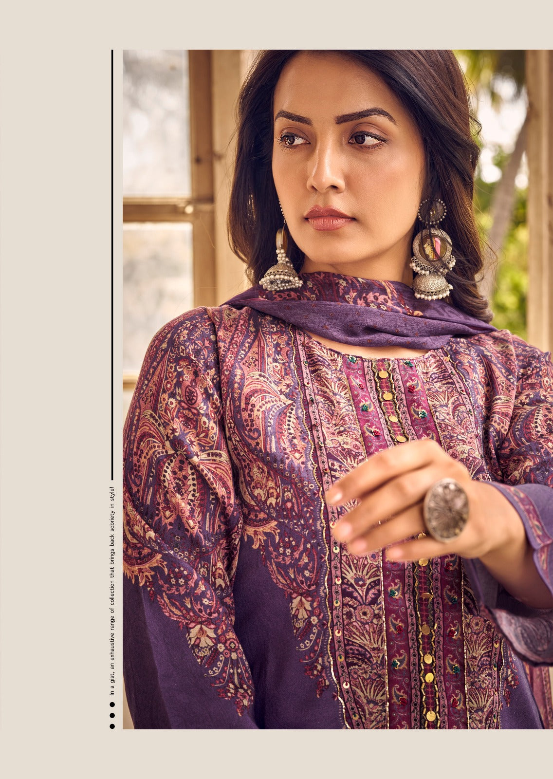 Phulkari Mannrasiya Jam Cotton Pant Style Suits Exporter Ahmedabad