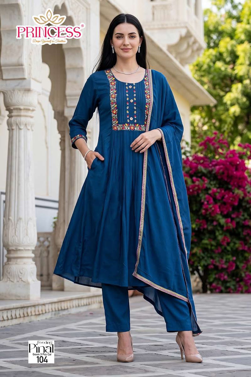 Pinal Princess Creation Mal Feeding Readymade Suit Wholesale Rate