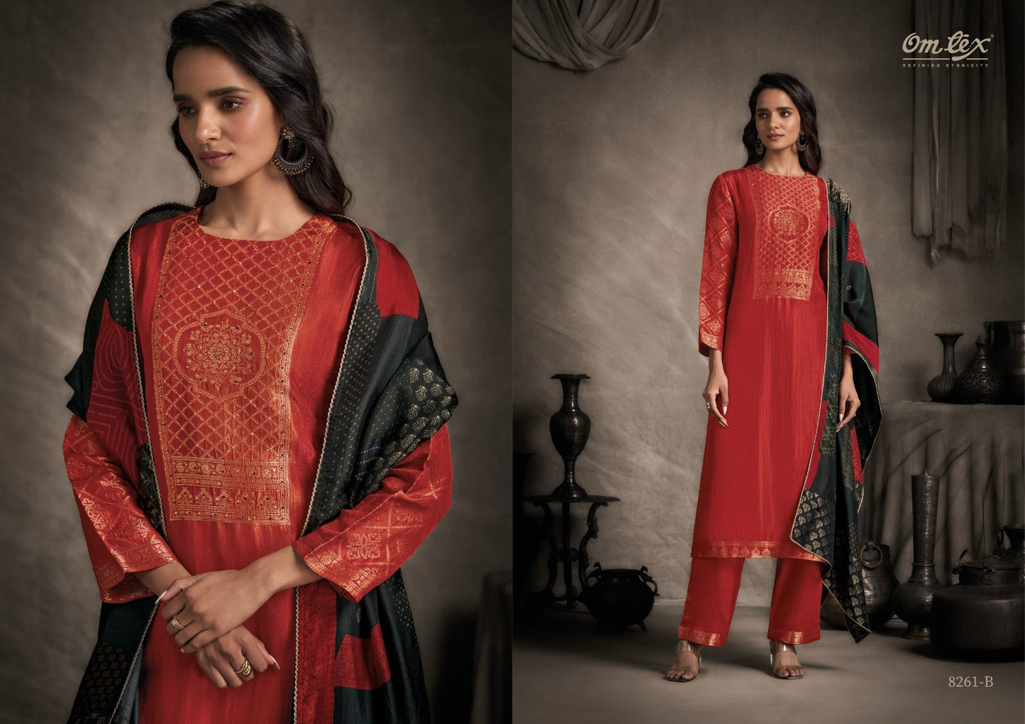 Pineeta Omtex Silk Pant Style Suits Wholesale Rate