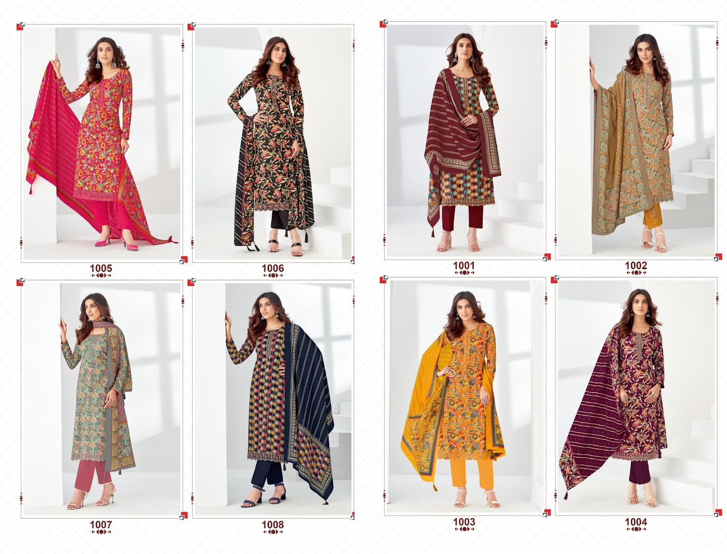 Piroi Vol 1 Suryajyoti Rayon Pant Style Suits Wholesale Rate