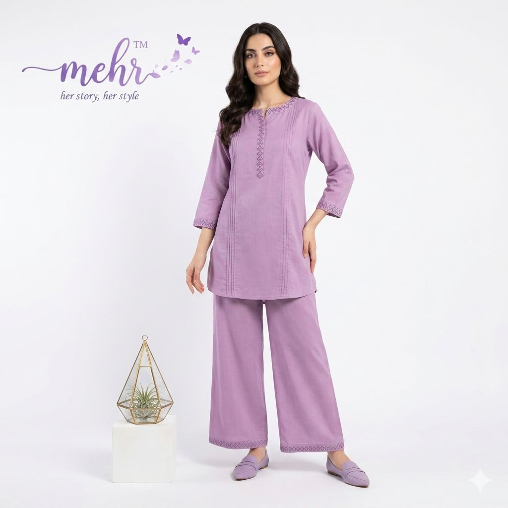 Plain 100726 Mehr Hinaya Vatican Silk Co Ord Set Wholesale