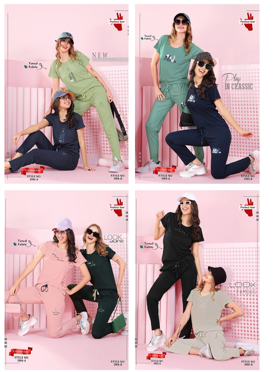 Plain Style No 2903-2906 Ab Perfect Feel Tencil Co Ord Set Manufacturer