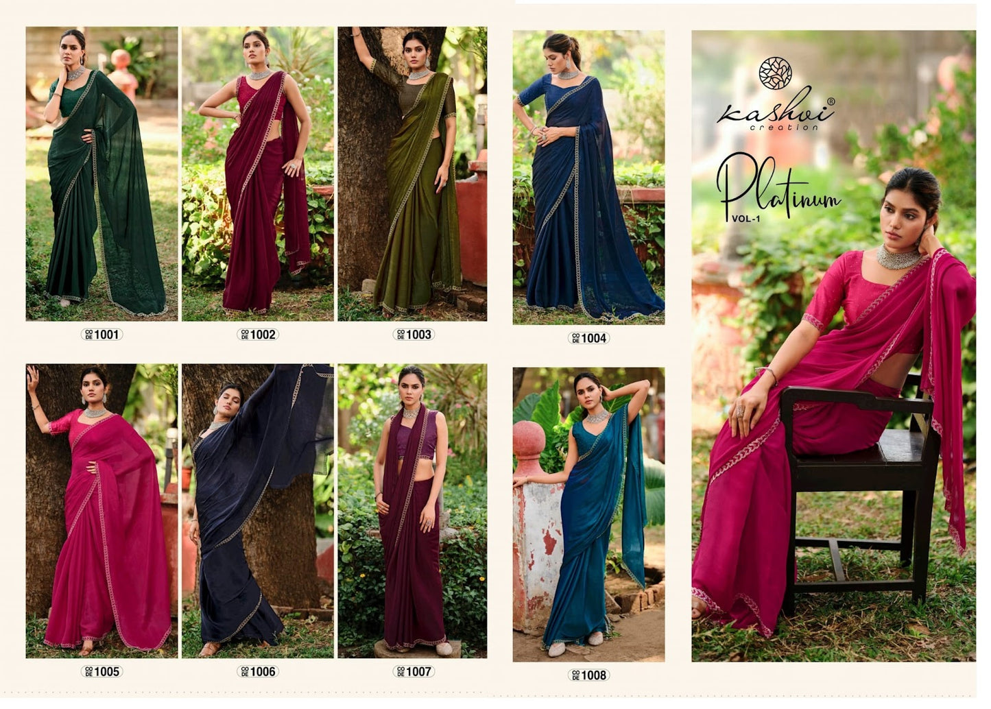 Platinum Vol 1 Kashvi Creation Soft Silk Sarees