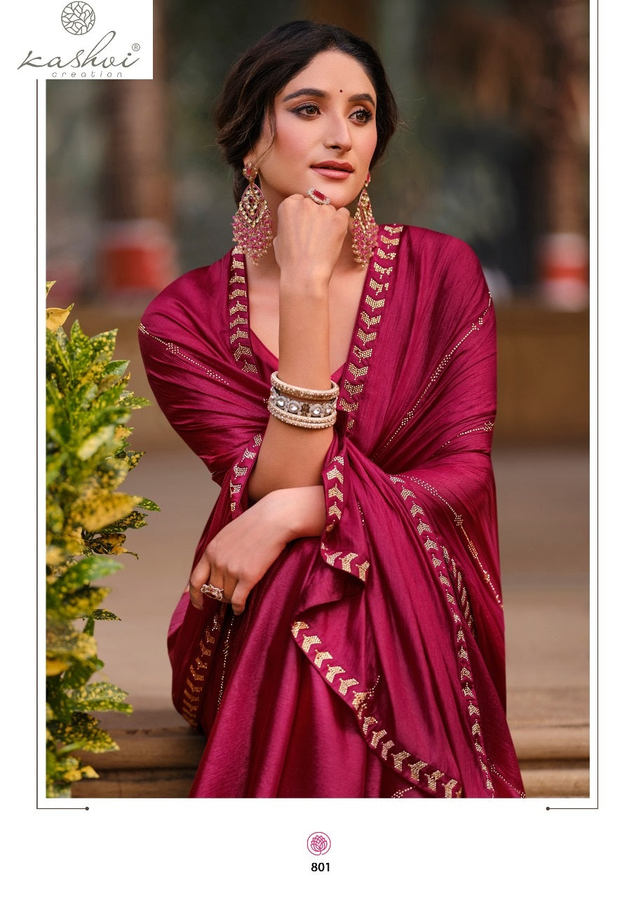 Platinum Vol 8 Kashvi Creation Soft Silk Sarees Exporter Ahmedabad