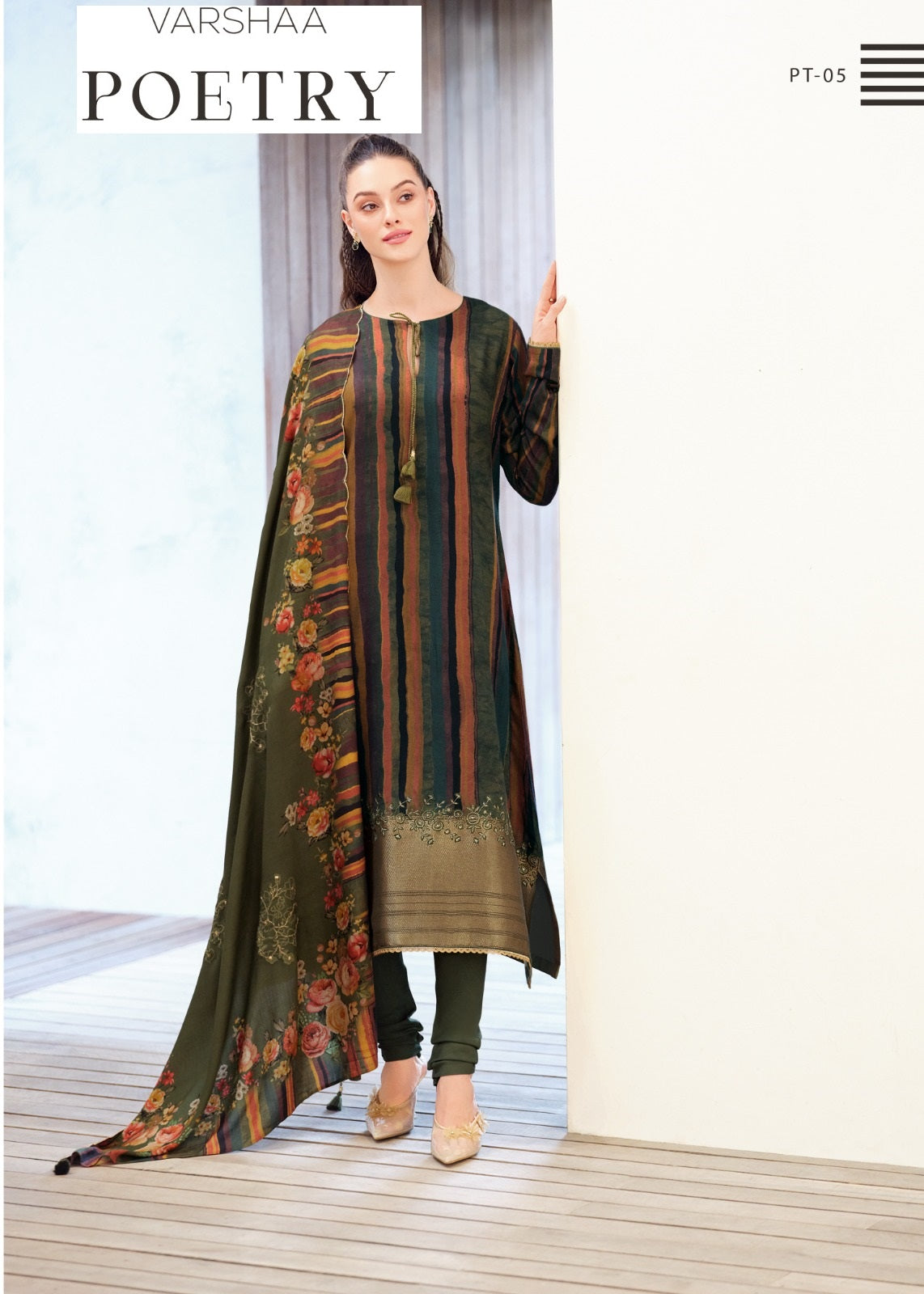 Poetry Varsha Fashions Russian Silk Pant Style Suits Wholesale Rate