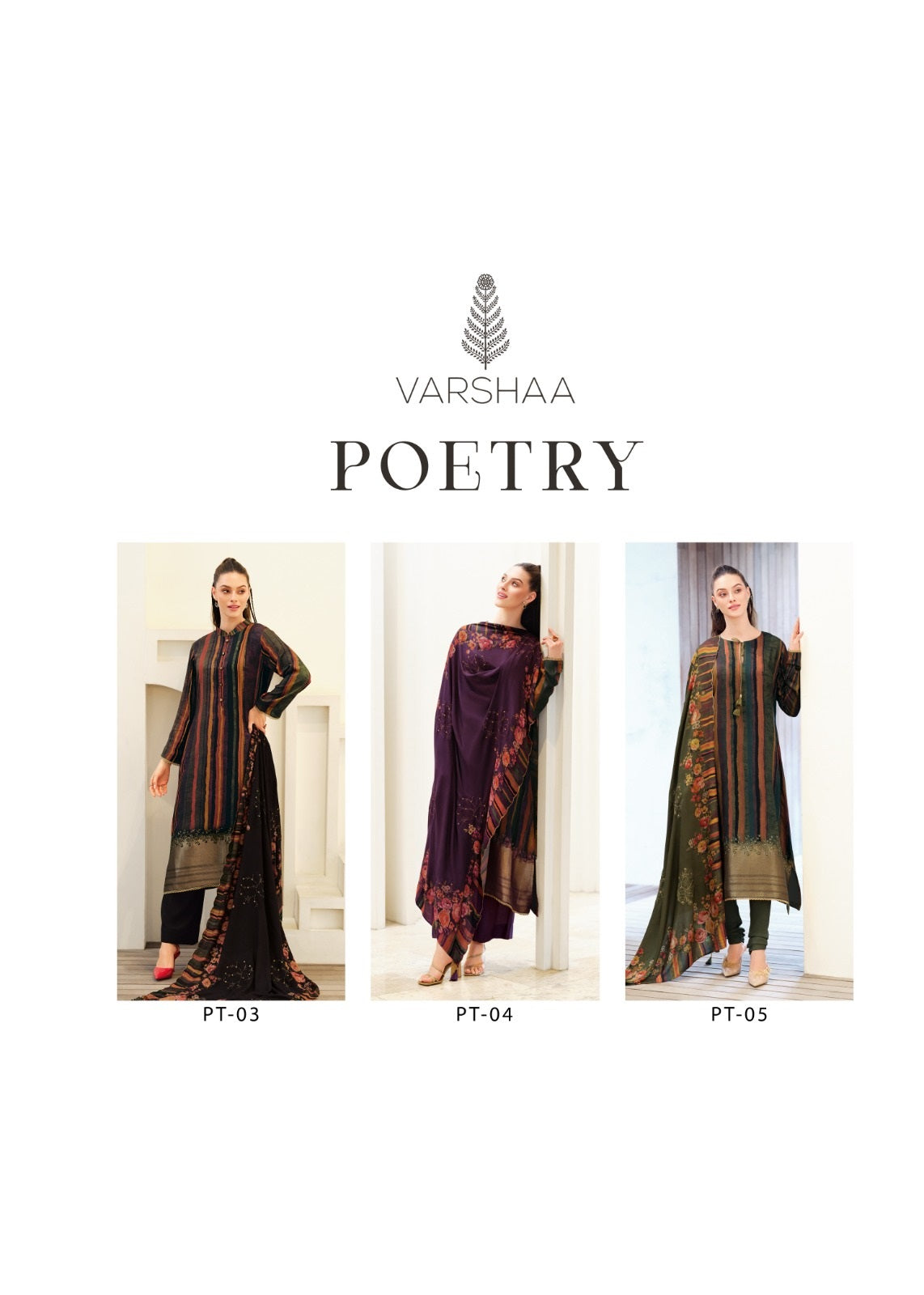 Poetry Varsha Fashions Russian Silk Pant Style Suits Wholesale Rate