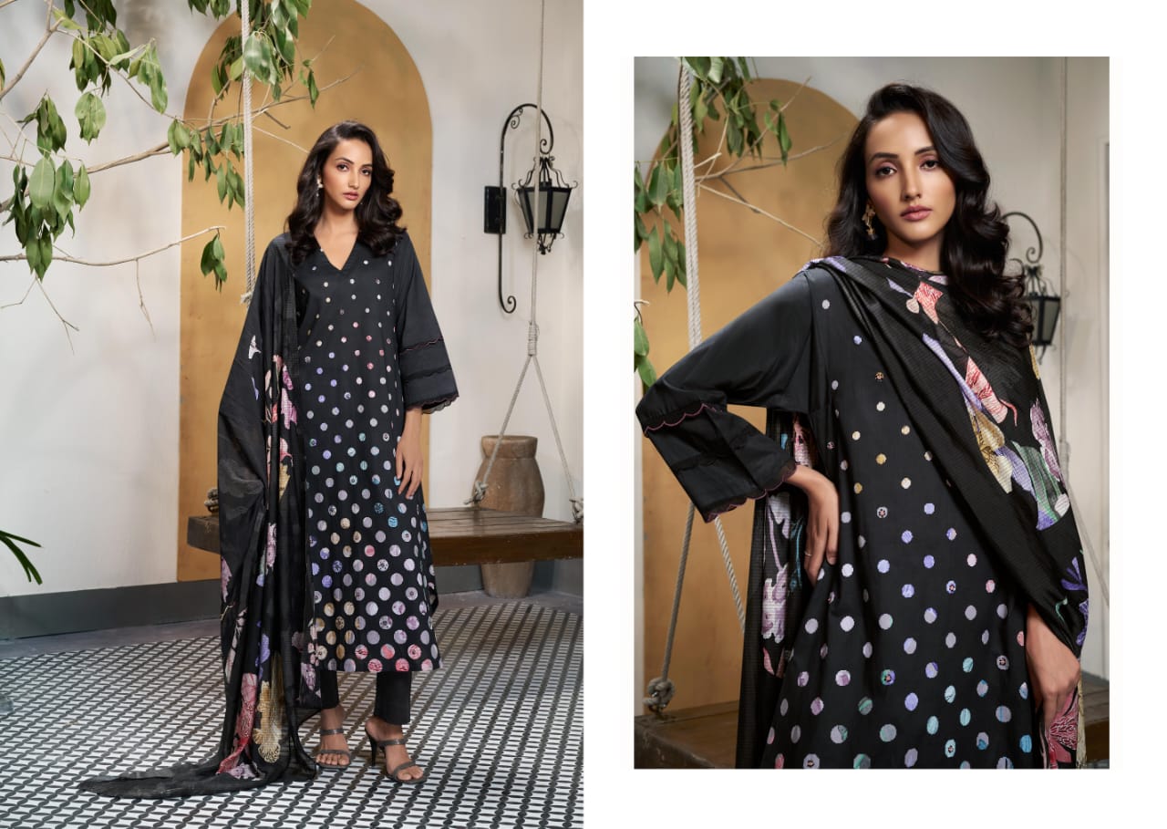 Polka Beauty Sahiba Lawn Cotton Pant Style Suits