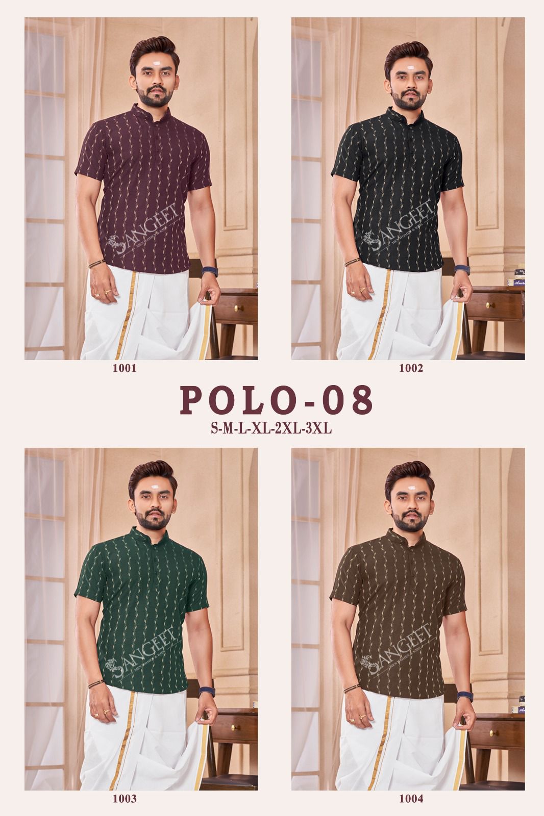 Polo 8 Sangeet Rayon Cotton Mens Tshirts
