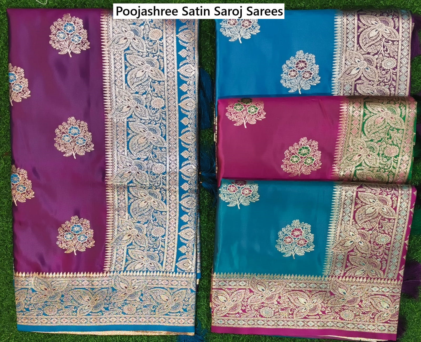 Poojashree Satin Saroj Sarees Wholesale Price
