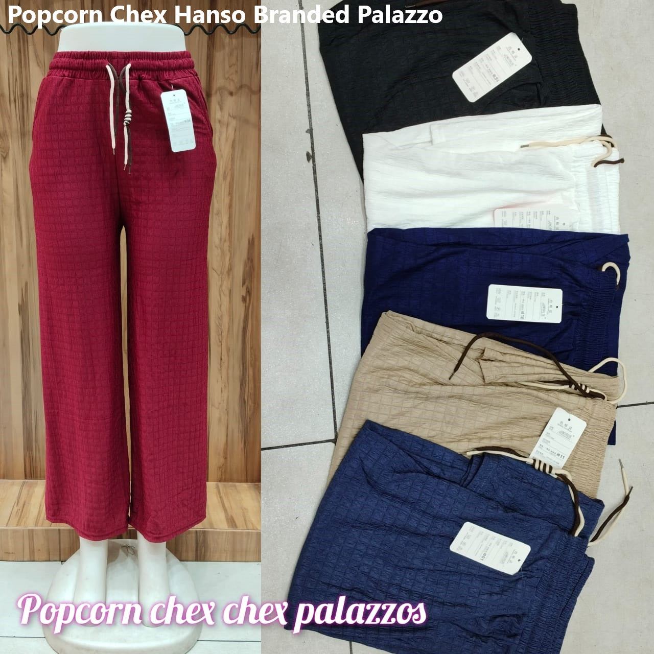 Popcorn Chex Hanso Branded Palazzo Wholesaler Gujarat