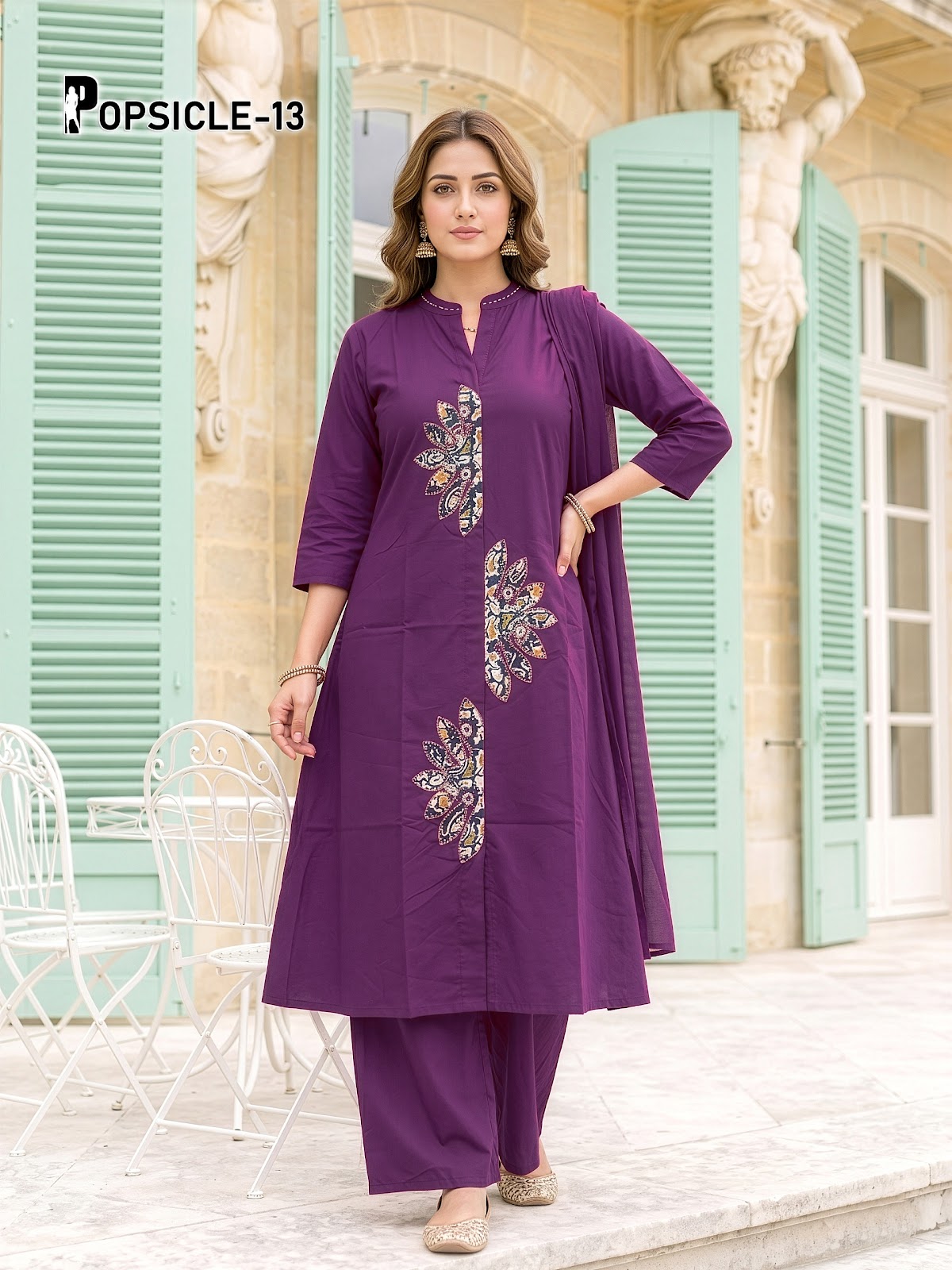 Popsicle Vol 6 Prmnt Dhabu Readymade Cotton Pant Suits Supplier Gujarat
