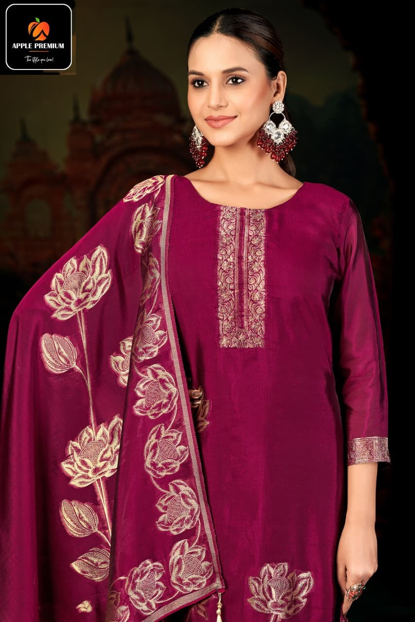 Poshmi Apple Premium Premium Viscose Pant Style Suits Supplier Gujarat