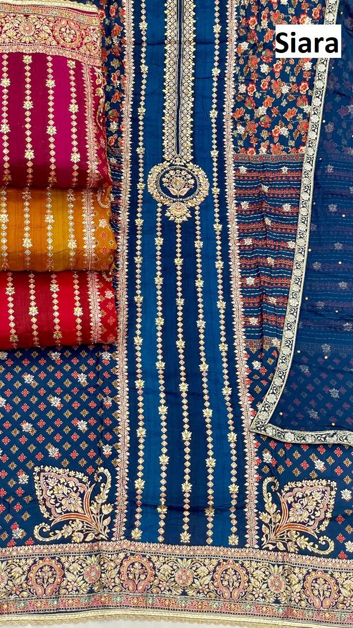 Position Print 16 Siara Salwar Suits Supplier India
