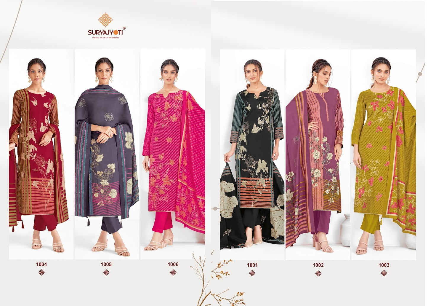 Prabha Vol 1 Suryajyoti Modal Pant Style Suits Wholesaler India