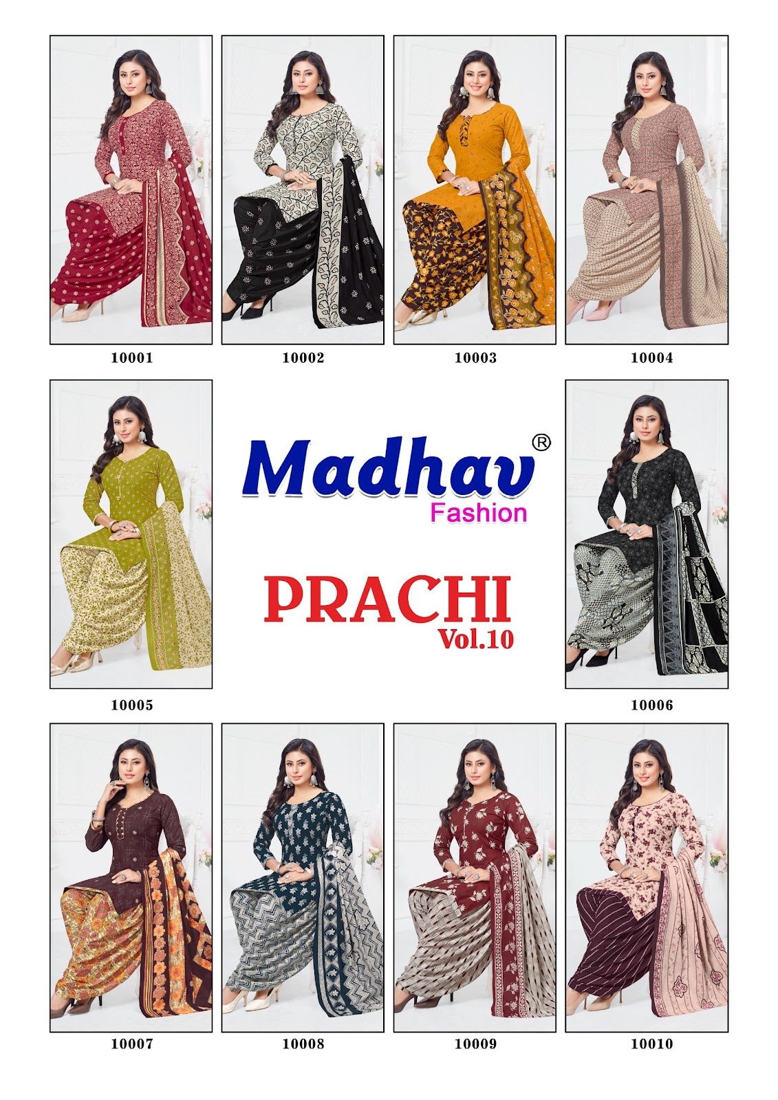 Prachi Vol 10 Madhav Fashion Cotton Dress Material Manufacturer