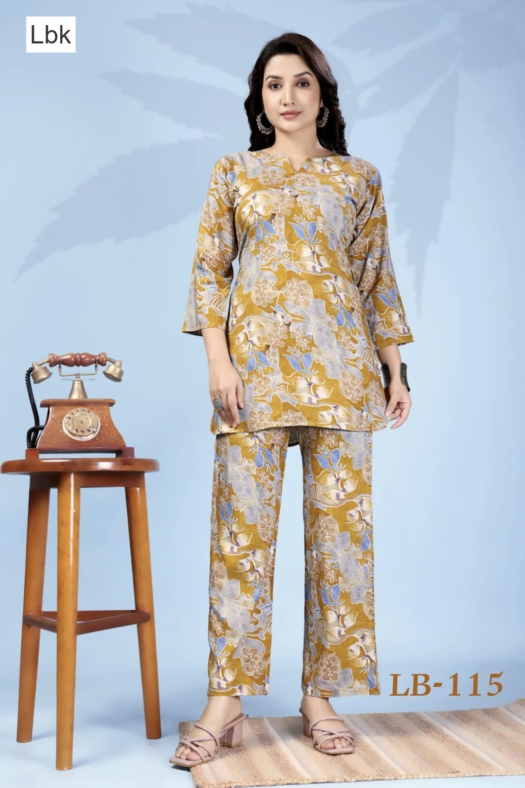 Prachi Vol 1 Lbk Viscose Rayon Co Ord Set Supplier India