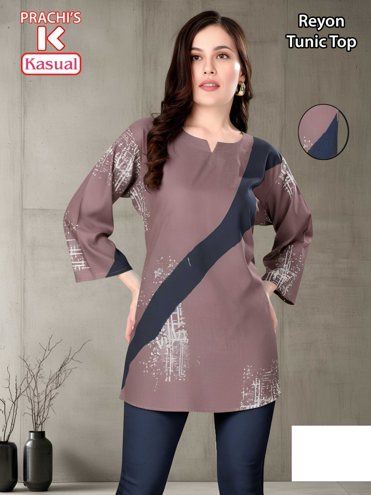 Prachis Kasual Reyon Short Kurtis Wholesale Rate