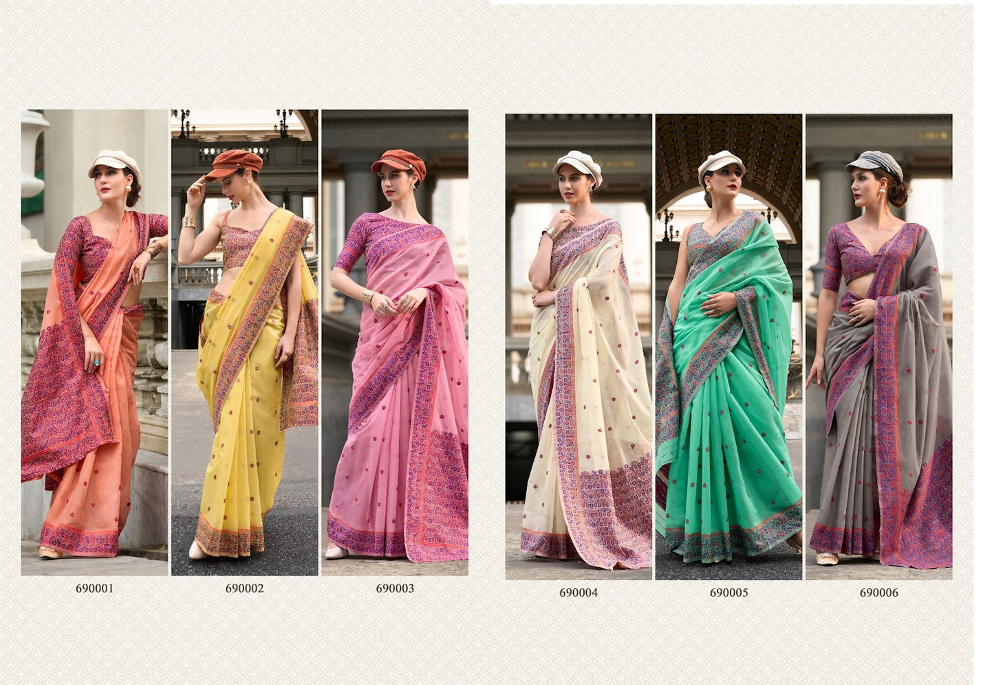 Prajanya Rajpath Linen Cotton Sarees Supplier Gujarat