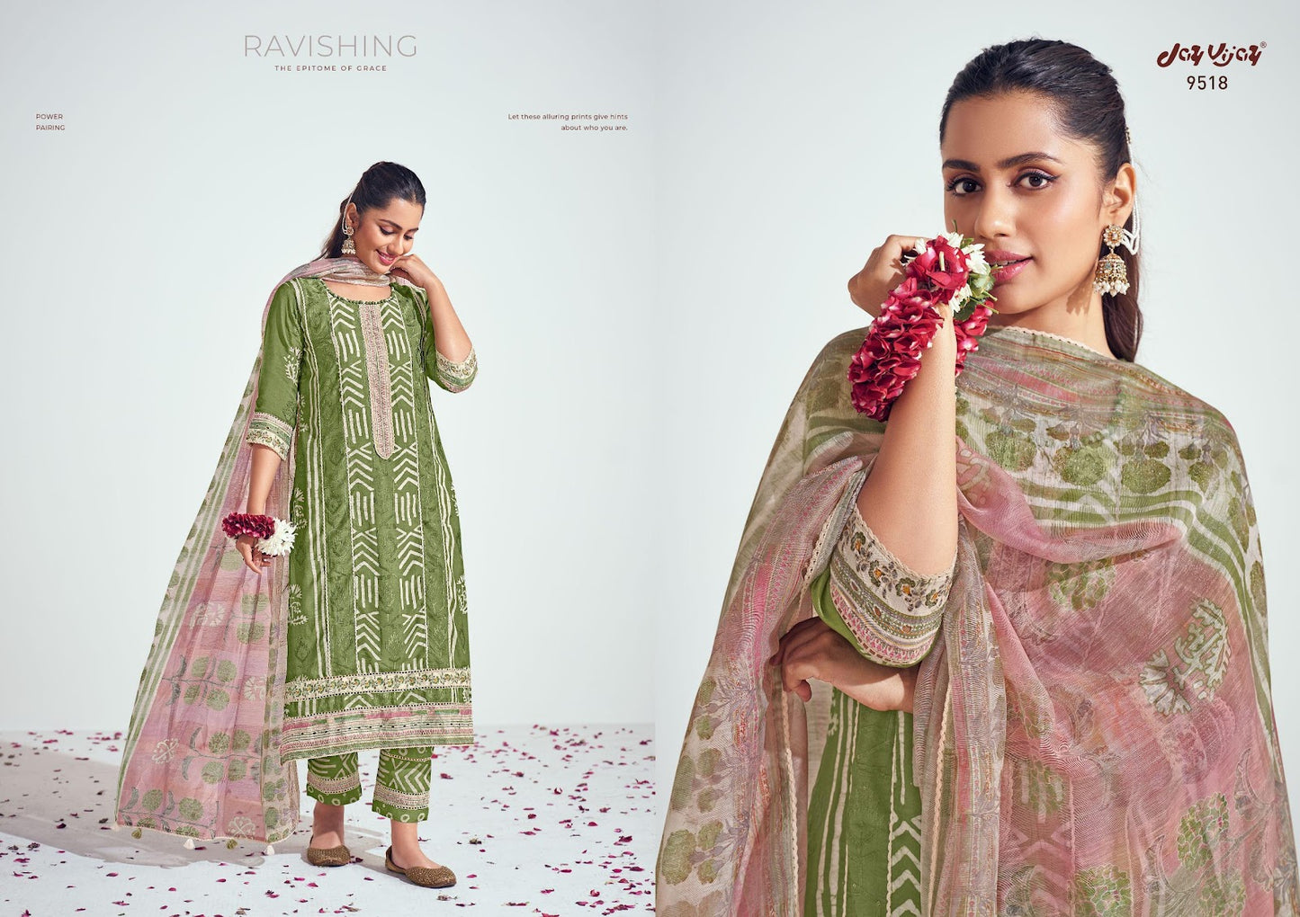 Prangan Jay Vijay Moga Silk Pant Style Suits Manufacturer