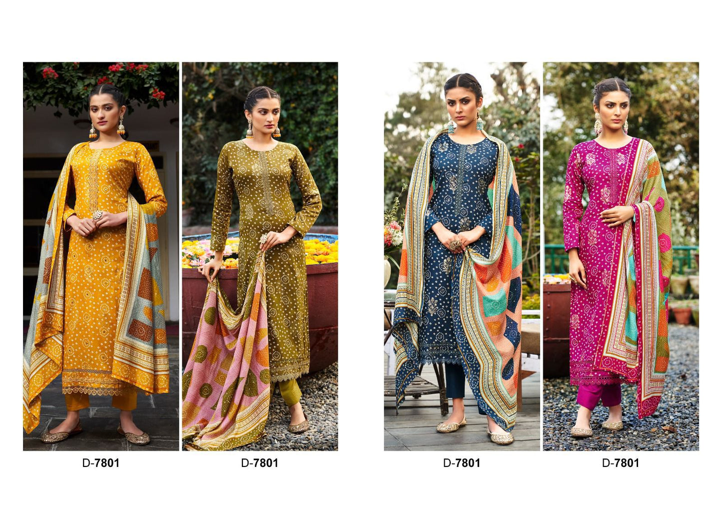 Pranisha Rupali Jaam Satin Pant Style Suits