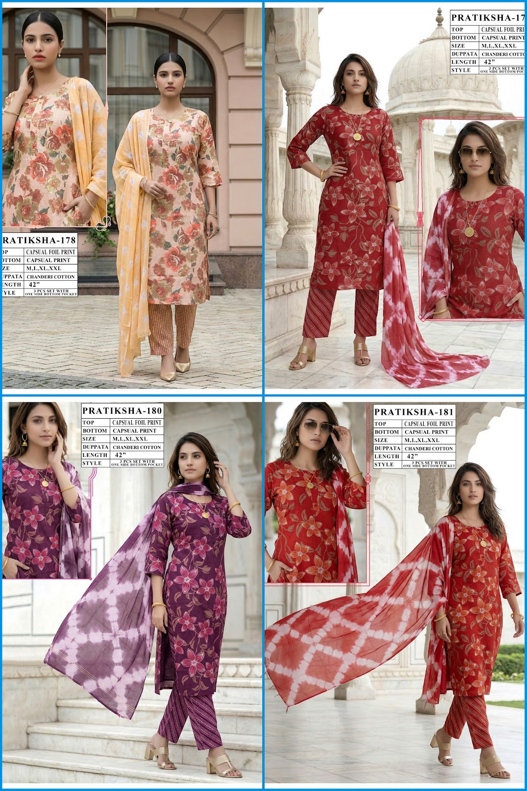 Pratiksha 1403 Viyaa Capsule Readymade Pant Style Suits Supplier India