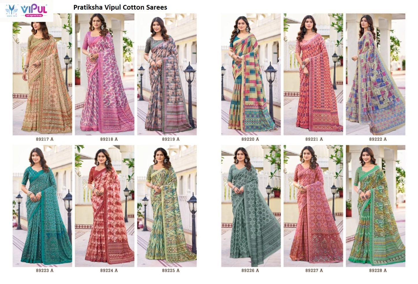 Pratiksha Vipul Cotton Sarees Wholesaler