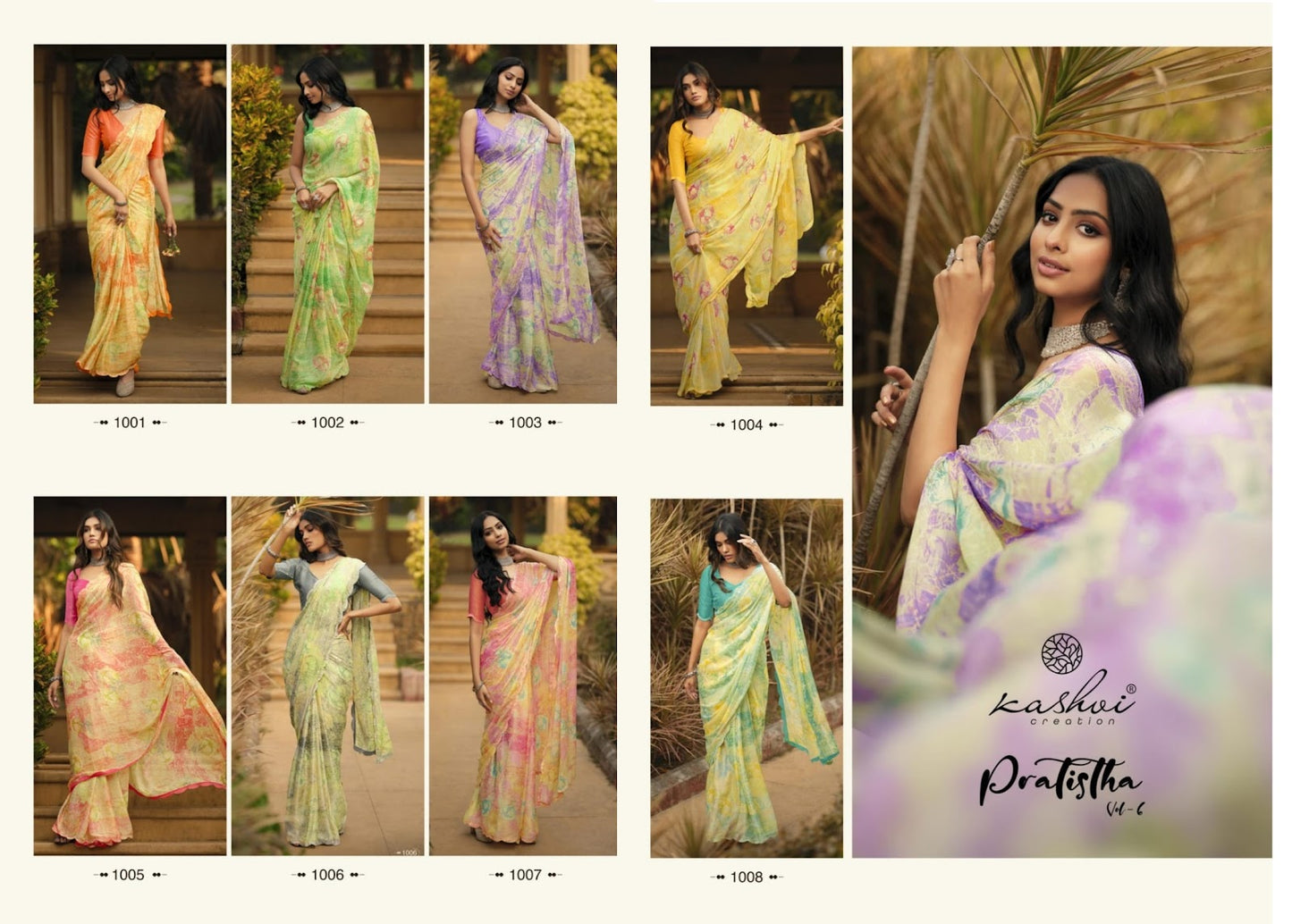 Pratistha Vol 6 Kashvi Creation Brasso Sarees