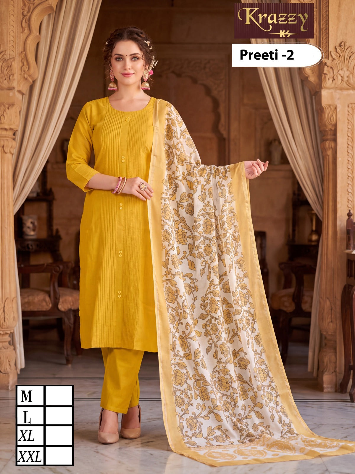 Preeti Krazzy Kanha Vatican Readymade Pant Style Suits Wholesaler Ahmedabad