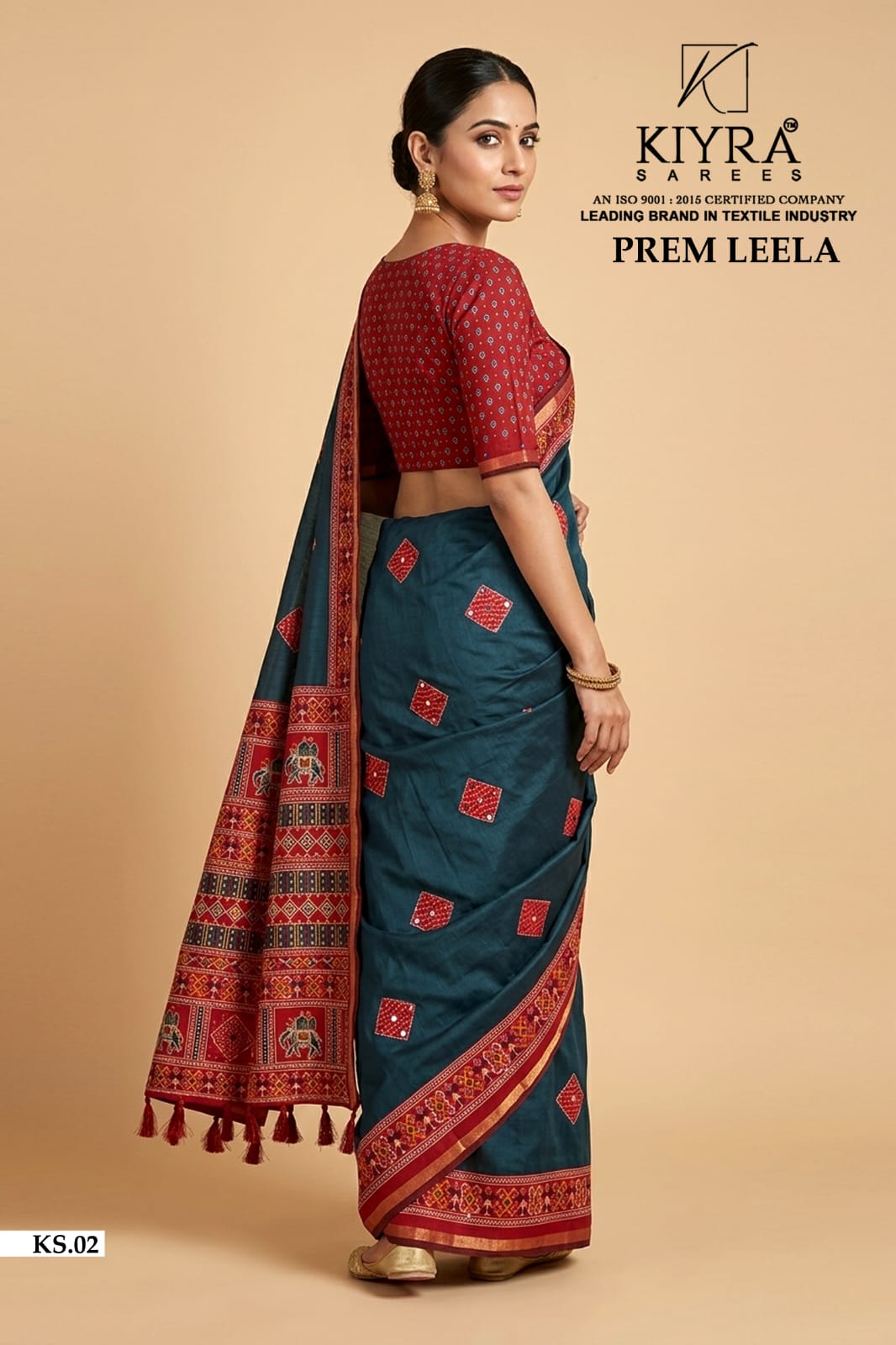 Prem Leela Kiyra Chanderi Silk Sarees Wholesaler Ahmedabad