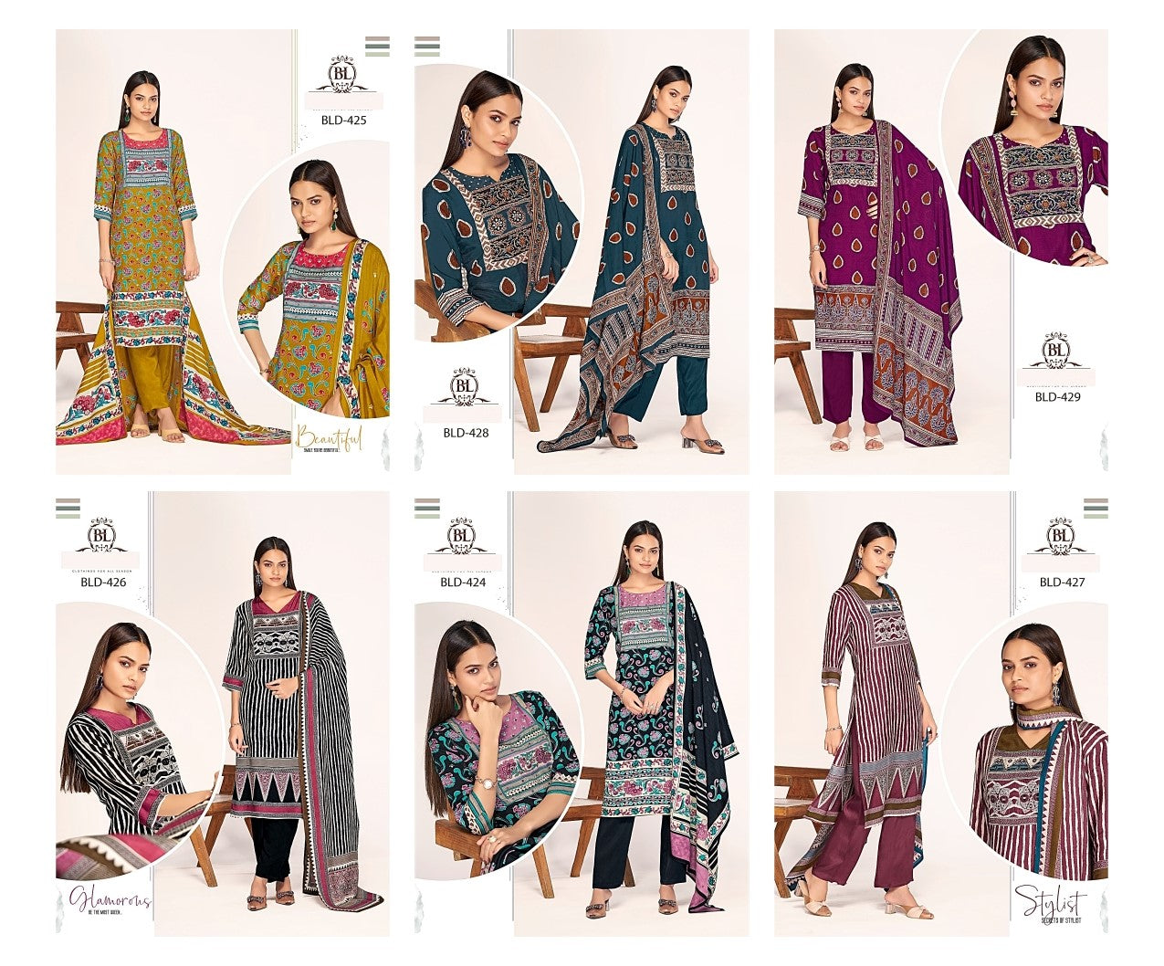 Premium Comfort Bl Silk Readymade Pant Style Suits Manufacturer