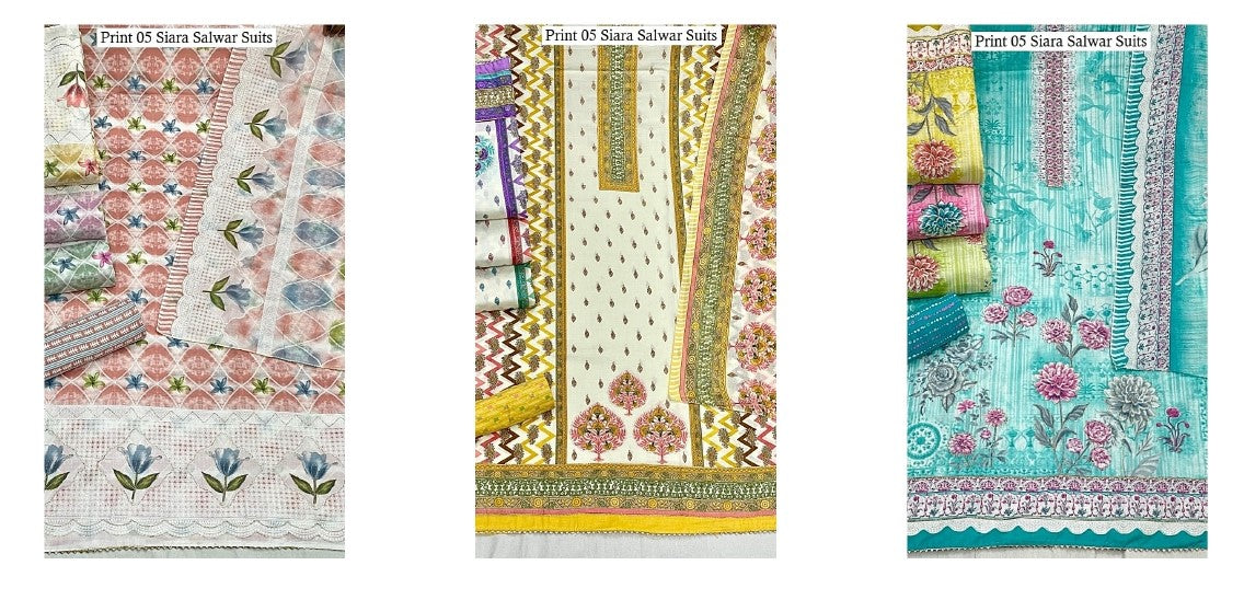 Print 05 Siara Cotton Salwar Suits Exporter Gujarat