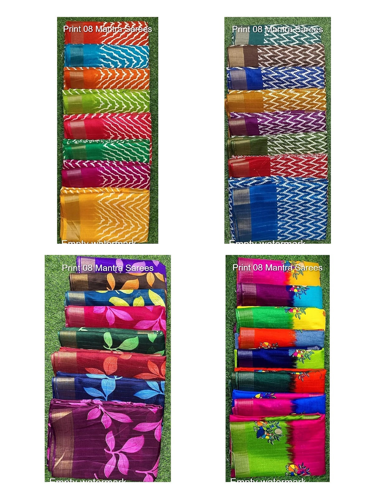 Print 08 Mantra Sarees Exporter Gujarat