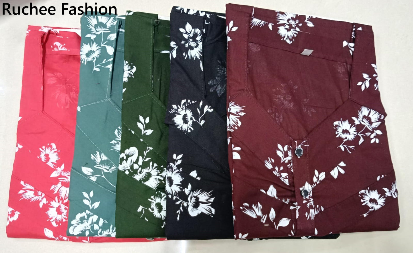 Print 1103 Ruchee Fashion Feeding Night Gown Manufacturer