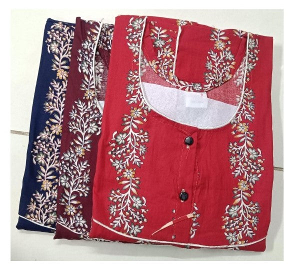 Print 1912 Ruchee Fashion Megya Night Gowns Wholesaler India