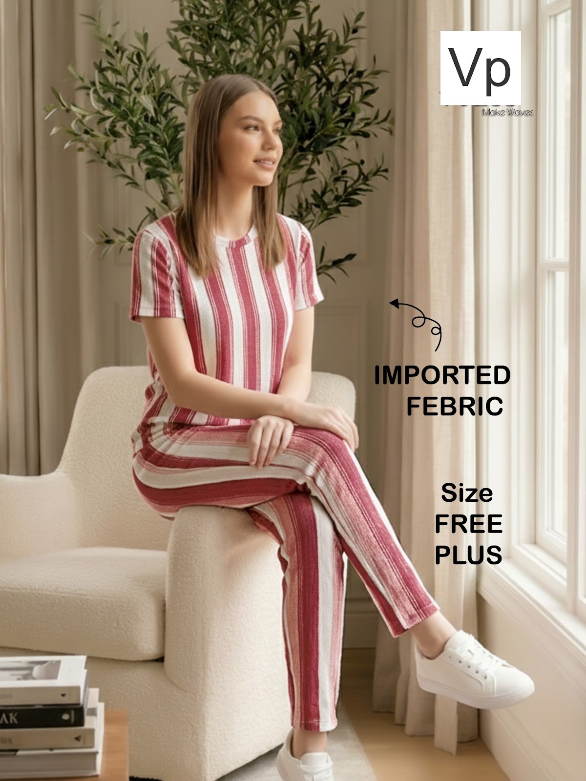 Print 240226 Vp Imported Pyjama Night Suits Wholesaler