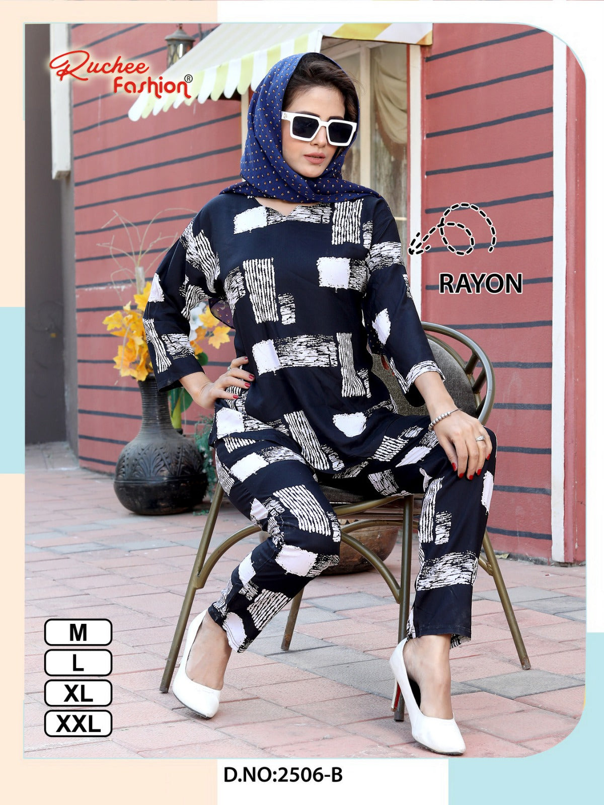 Print 271224 Ruchee Fashion Rayon Co Ord Set Wholesale