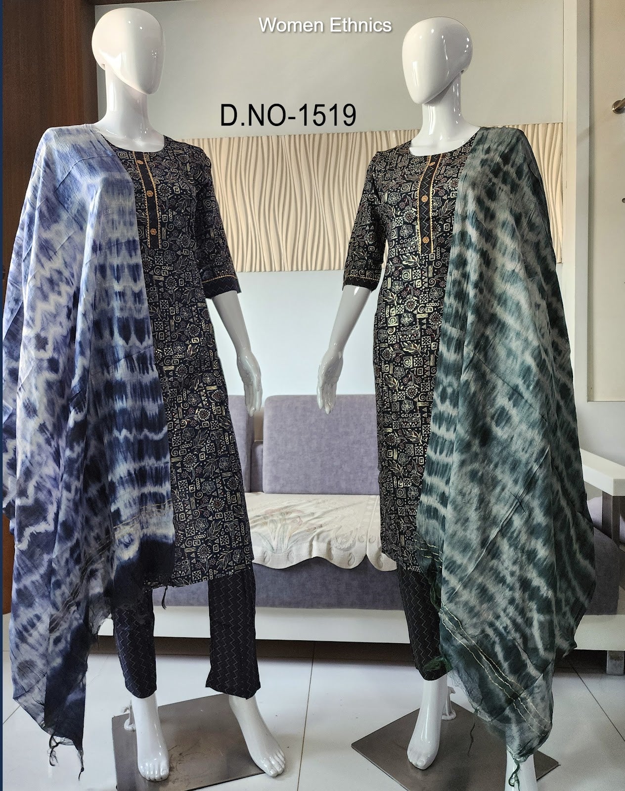 Print Design 270325 Women Ethnics Capsule Readymade Pant Style Suits Supplier Gujarat