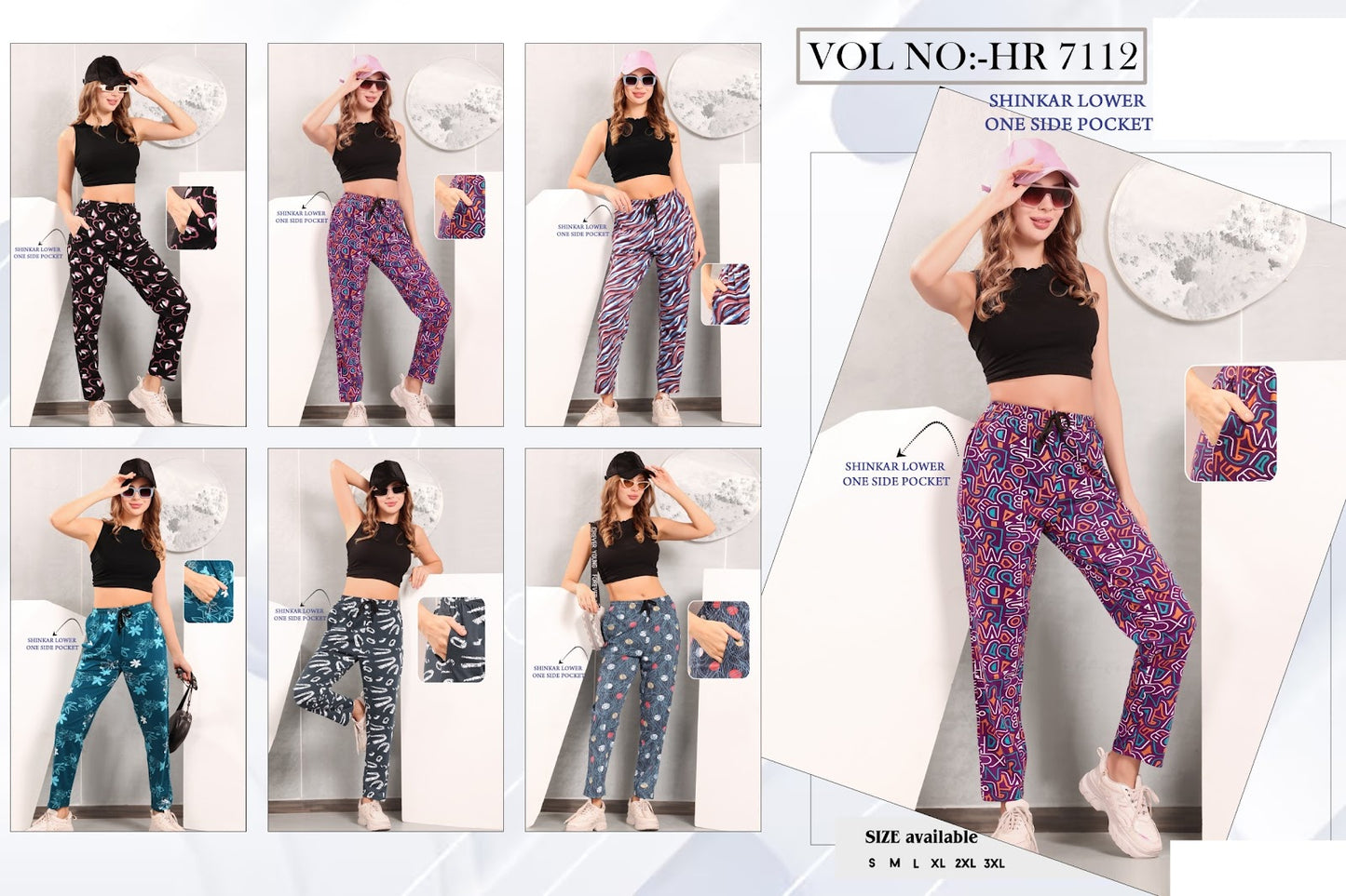 Print Hr 7112 Mnt Sinker Women Night Lower Wholesaler