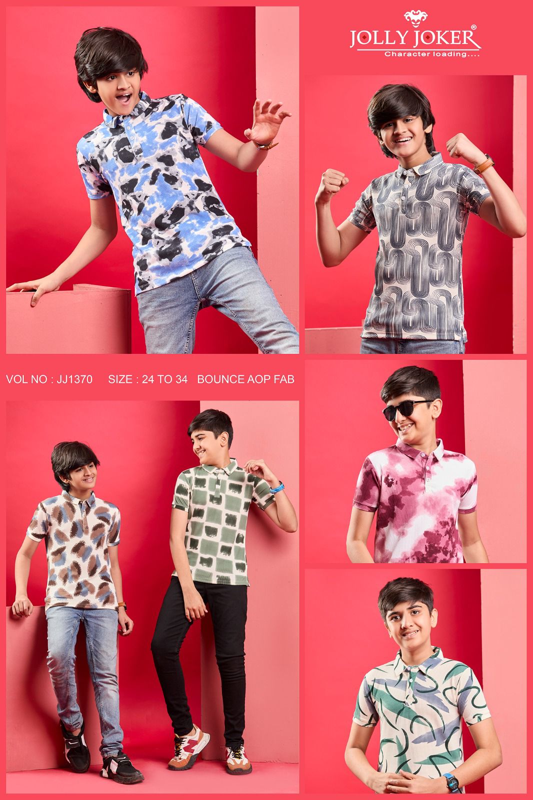 Print Jj 1370 Jolly Joker Aop Boys Tshirt Exporter Ahmedabad