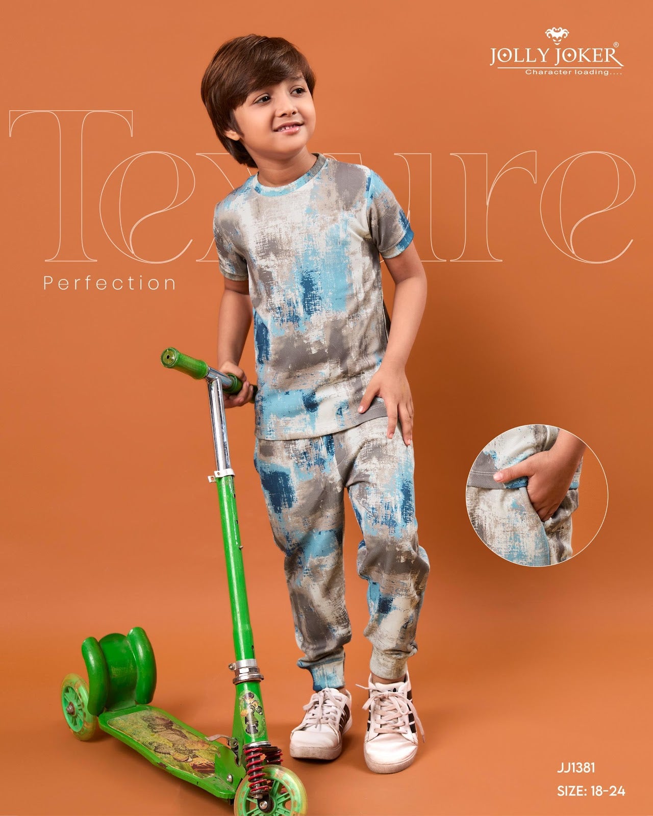 Print Jj 1381 Jolly Joker Aop Boys Co Ord Set Exporter Ahmedabad