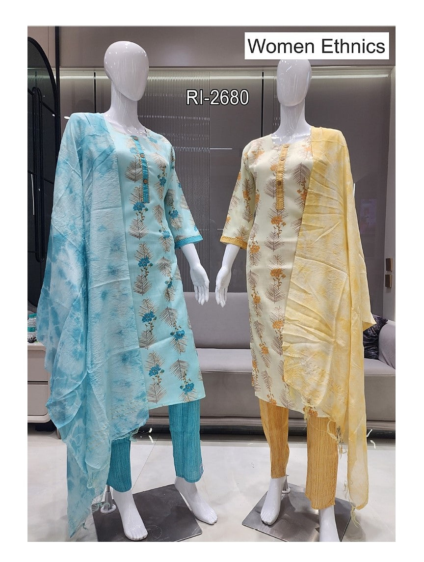 Print To Print 1610 Women Ethnics Capsule Readymade Pant Style Suits Wholesale Price