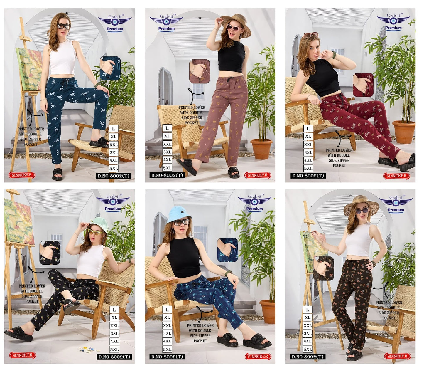 Printed 8002 T Grab It Sinker Women Night Lower Manufacturer India