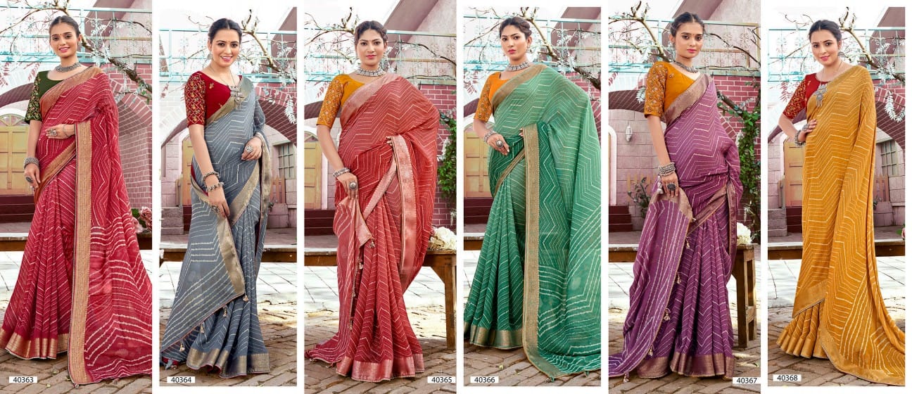 Prisha Vol 2 5D Designer Georgette Sarees Manufacturer