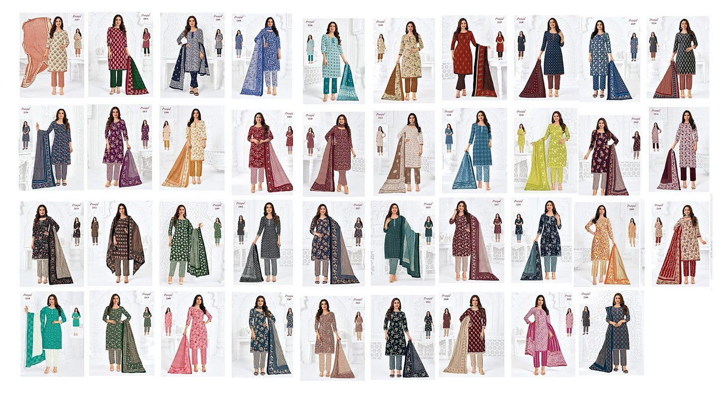 Priyanka Vol 23 Pranjul Cotton Dress Material Supplier India