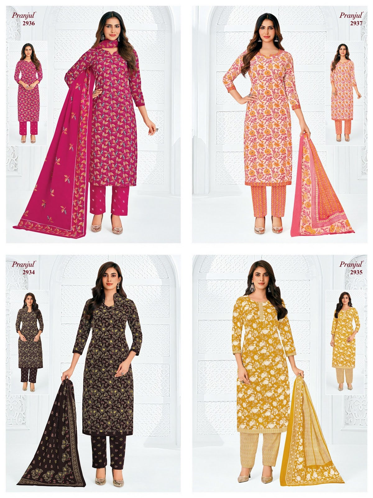 Priyanka Vol 29 Pranjul Cotton Dress Material Manufacturer