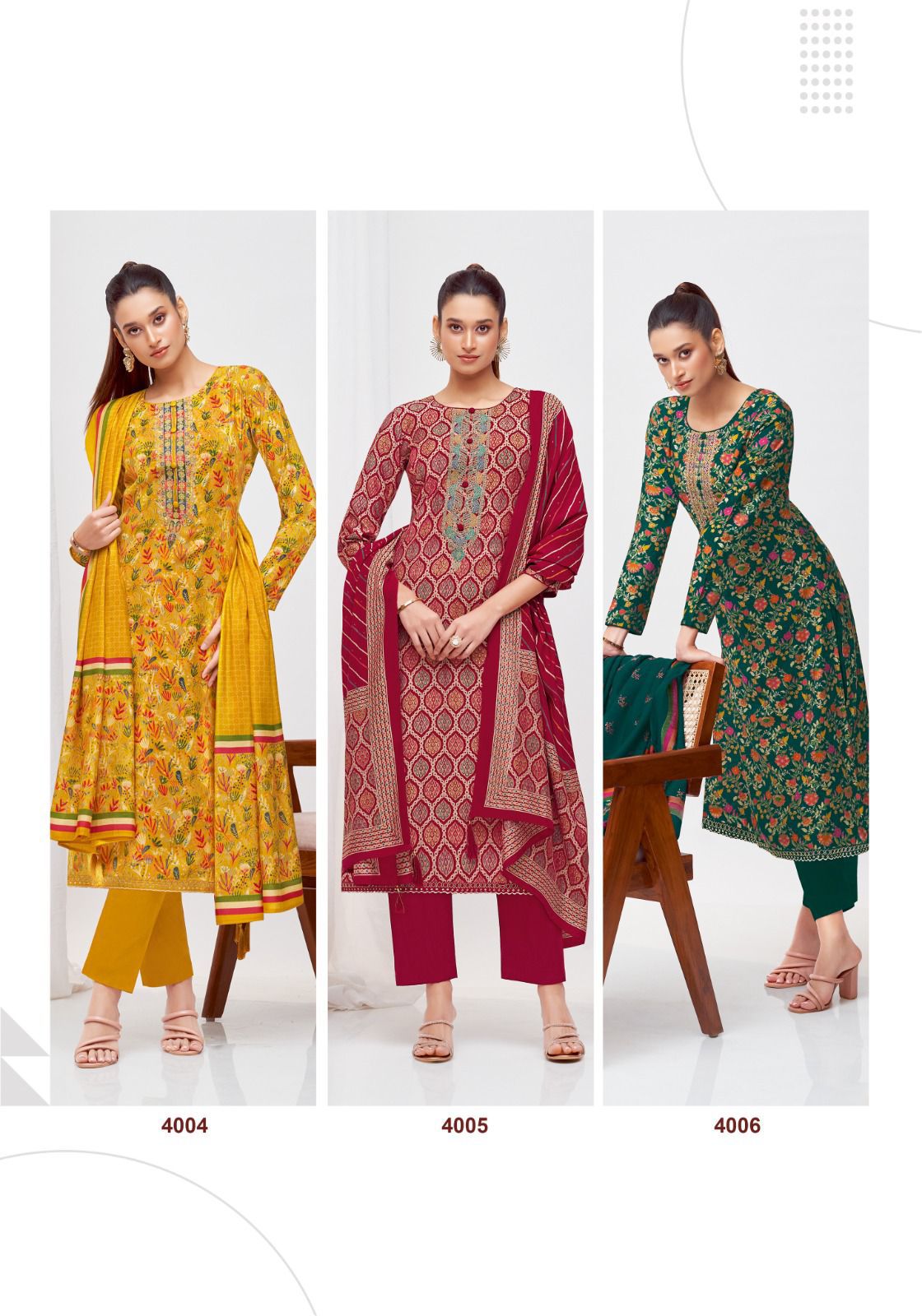 Priyanka Vol 4 With Inner Suryajyoti Modal Readymade Pant Style Suits Wholesale Price