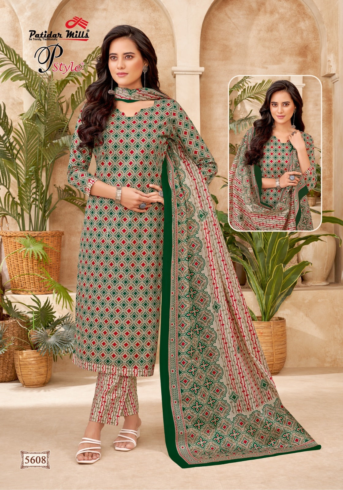 Pstyle Vol 56 Patidar Mills Cotton Dress Material Wholesaler Gujarat